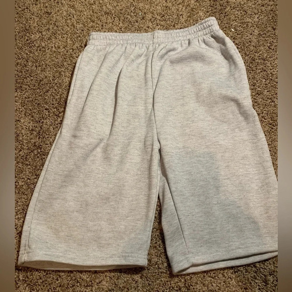 Other - Gray Sweat Shorts Long with Pockets New- XL (16-18)